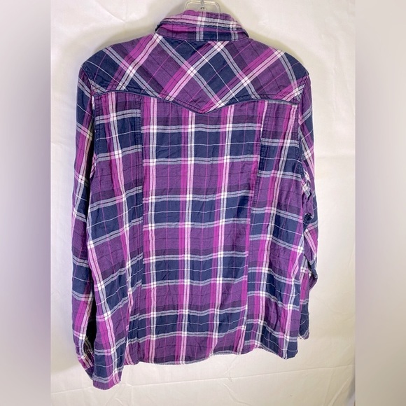 Bit & Bridle Pearl Snap Shirt Jacket Shacket - Picture 2 of 14